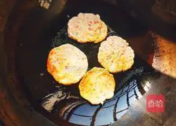 Illustration of how to make ham and egg pancakes 6