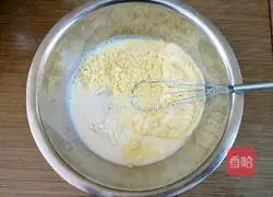 Illustration of how to make milk and egg tortillas 2