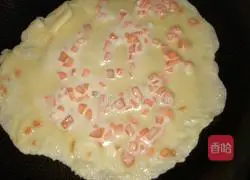 Illustration of how to make carrot and egg pancakes 5