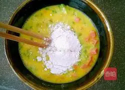 Sophora Flower Egg Pancake Recipe Illustration 4