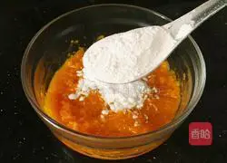 None Illustration of how to make oil pumpkin cake 8