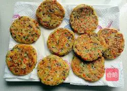 Illustration of how to make pastoral potato pancakes 16