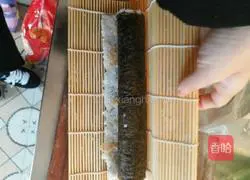 Illustration of how to make sushi 5