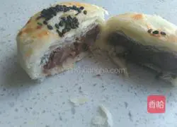 Illustration of making bean paste cake 11