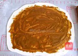 Illustration of how to make salt and pepper sesame pancakes 9