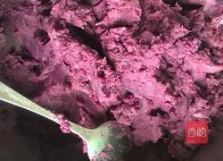 Red bean purple Illustration of how to make potato cakes 4