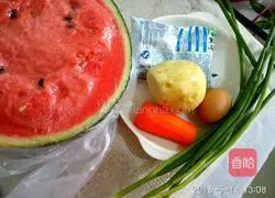 Egg, milk and vegetable pancake recipe 1