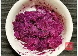 Purple sweet potato cake Practice illustration 2