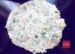 Illustration of how to make garlic sauce purslane cake 20