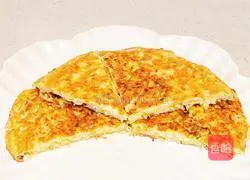 Fat reduction meal ~ Illustration of how to make egg cabbage pancake 9