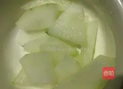 Illustration of how to make steamed meatloaf with winter melon and tofu 2