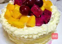 Steamed Cream Fruit Cake Illustration of how to do it 14