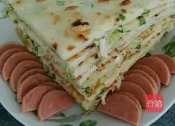 Illustration of how to make egg cake for prize-winning essays 9