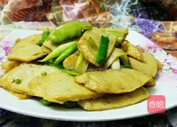 Fish Illustration of how to make pan-fried snow peas 6