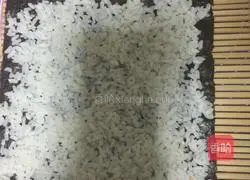 Illustration of how to make sushi 2