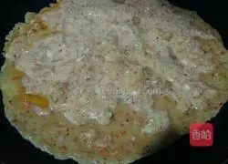 Illustration of how to make spicy cabbage breakfast cake 4