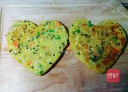 Illustration of how to make rice potato cakes 10