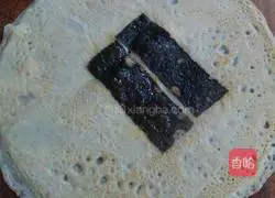 Seaweed Egg Pancake Recipe Illustration 14