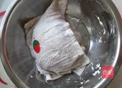 Illustration of making homemade green onion pancake 2