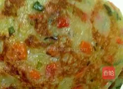 Illustration of how to make vegetable potato pancakes 11