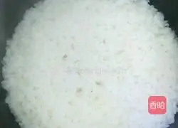 Illustration of how to make meat floss sushi 1