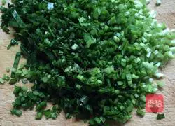 Illustration of how to make leek fish cakes 1