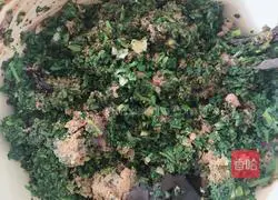 Illustration of how to make shepherd’s purse and fresh meat fried buns 7