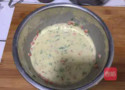 Vegetable egg pancake recipe 2