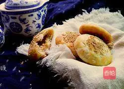 Illustration of how to make sesame cakes with oil residue 19