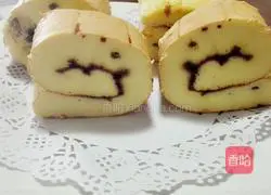 Illustration of how to make raisin cake rolls 14