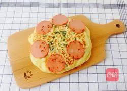 Illustration of how to make scallion-flavored dough cake 8