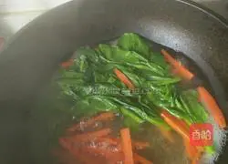 Illustration of how to make green vegetable burritos 1