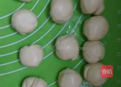 Red Illustration of how to make radish, sesame and salt pie 3