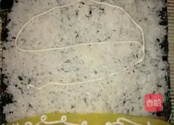 Illustration of how to make sushi 2