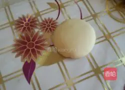 Illustration of how to make mung bean cake 15