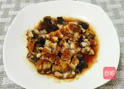 Illustration of how to make multigrain eel sushi 4