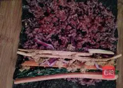 Family version of sushi Illustration of how to do it 5