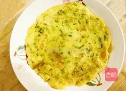 Leek and Egg Pancake Recipe Illustration 9