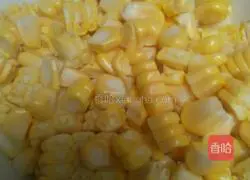 Corn Illustration of how to make pancakes 1