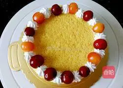 Cherry Cream Naked Cake Recipe Illustration 9