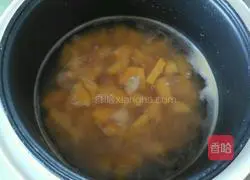 Illustration of how to make sweet potato cake soup 1