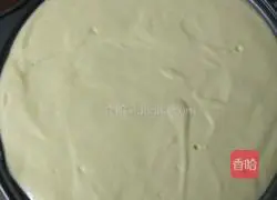 Illustration of the oven version of cream cheesecake 5 