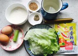 Illustration of how to make pancakes and fruits 1