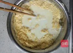 Illustration of how to make milk-flavored corn cakes 2