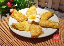 Illustration of how to make whitebait pancakes 7