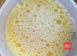 Illustration of how to make spinach egg pancake 2