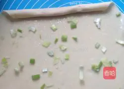  Illustration of making homemade scallion pancakes 12