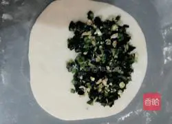 Illustration of how to make chive pancakes 10