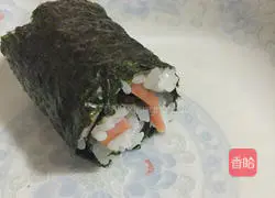 Illustration of how to make sushi 8