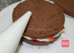 Recipe for Christmas Cream Strawberry Cake (6 inches) Illustration 15